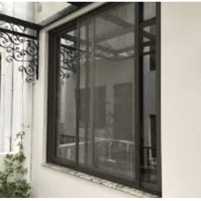 Cửa lưới chống côn trùng lùa ngang lắp đặt cho vị trí cửa sổ DL 10 - ảnh công trình tại Hà Nội