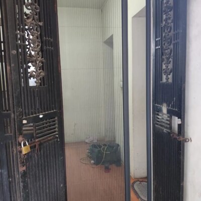 Cửa lưới xếp chống côn trùng 1 cánh khung màu Xingfa DX 13 - ảnh công trình tại Hà Nội