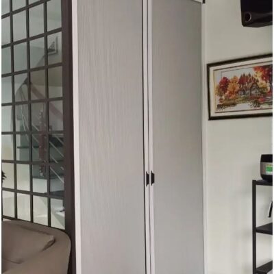 Rèm tổ ong lùa ngang 2 cánh phòng ngủ, phòng khách - ảnh công trình tại Hà Nội