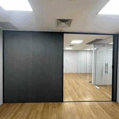 Vách ngăn văn phòng xếp gọn tổ ong ngăn lạnh TN-252 - ảnh công trình tại Hà Nội